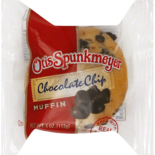 Otis Spunkmeyer Muffin Chocolate Chip Individually Wrapped 0g Trans Per Serving