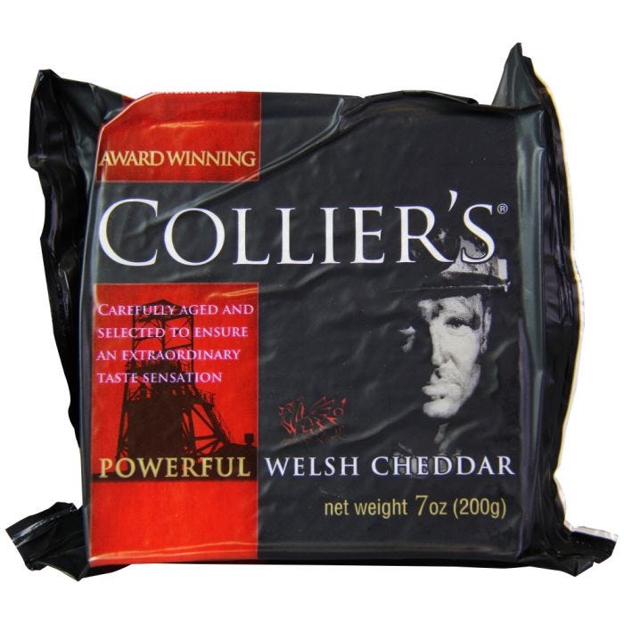 Collier's Cheese Powerful Cheddar 7oz 12ct