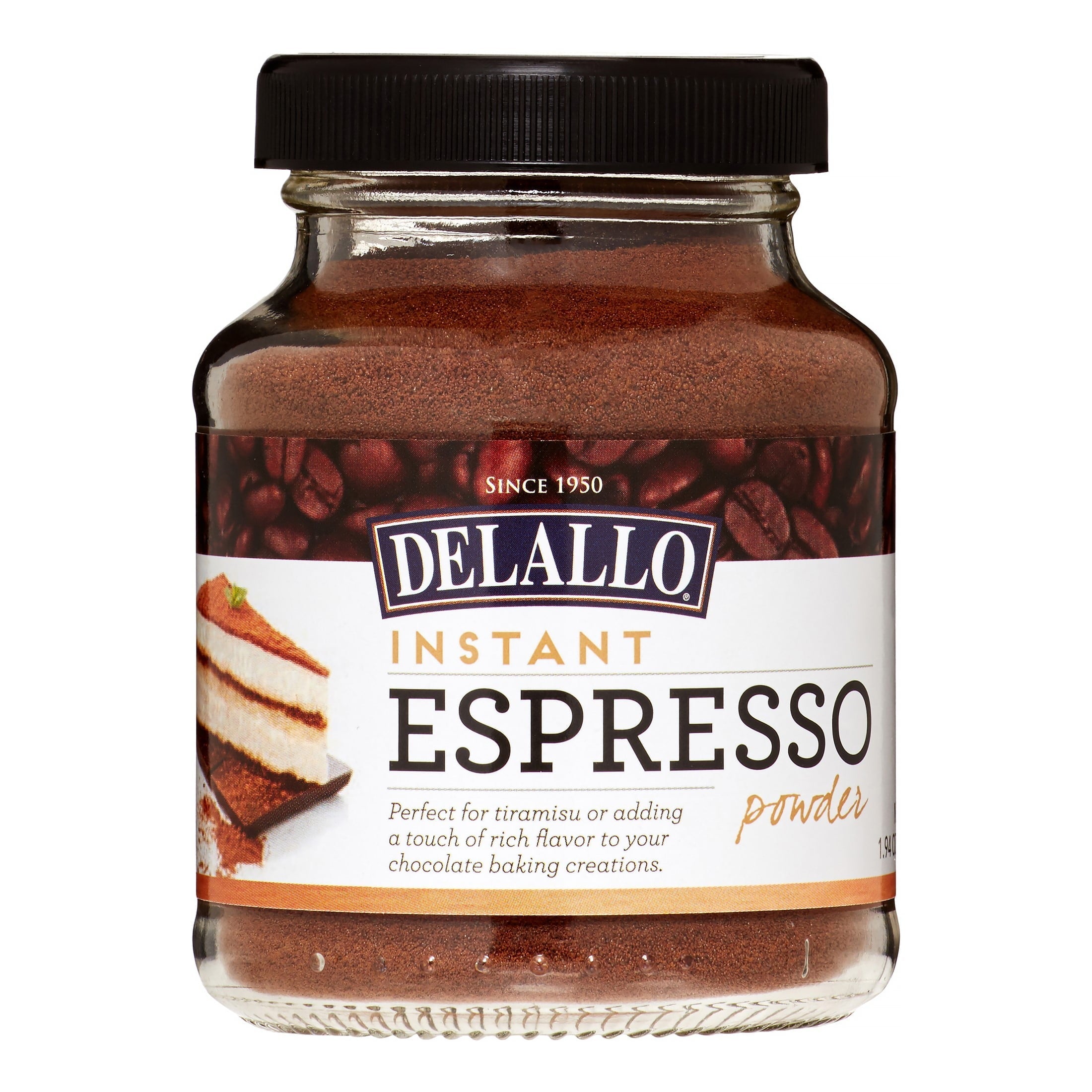Delallo Baking Powder Espresso 1.94 oz Jar