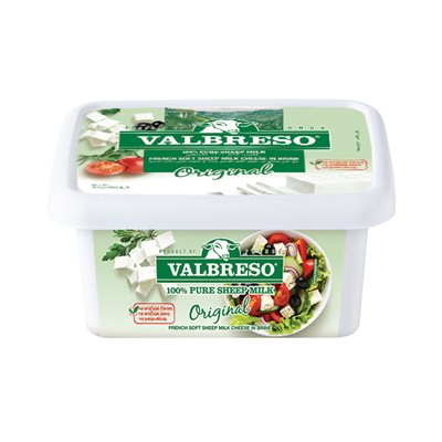 Wholesale Valbreso French Sheep Milk Cheese 400G Tub- Bulk