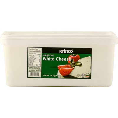 Wholesale Krinos White Cheese 4Lb Tub- Bulk