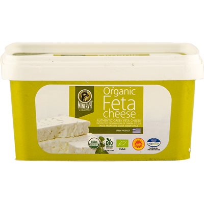 Minerva Organic Feta Cheese 400G Tub