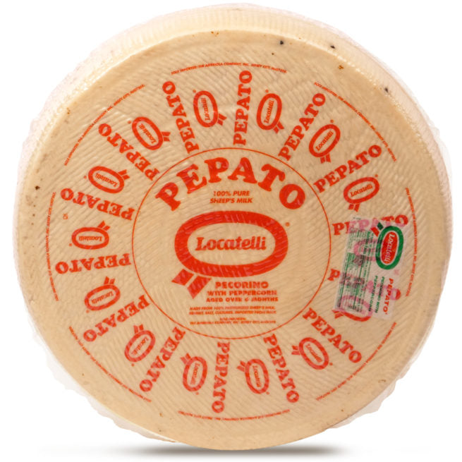 Locatelli Pecorino Pepato (Grating) Cheese 35 LB