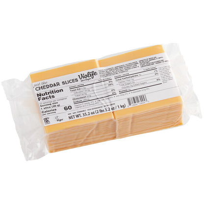 Wholesale Violife Vegan Sliced Cheddar Cheese 2.2 Lb- Bulk
