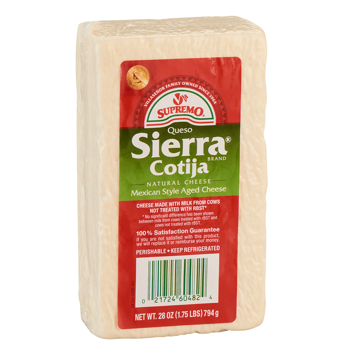 Wholesale V&V Supremo Cotija Cheese- Bulk