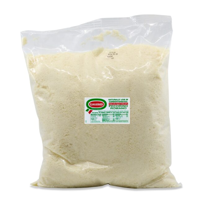 Wholesale Locatelli Grated Pecorino Romano Cheese 10 lb- Bulk