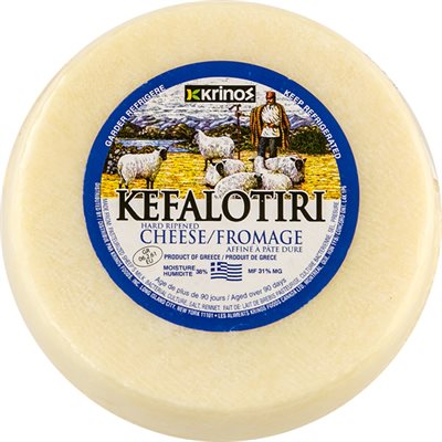 Krinos Kefalotyri Cheese 1Kg Wheel