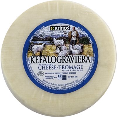 Krinos Kefalograviera Cheese 1Kg Wheel