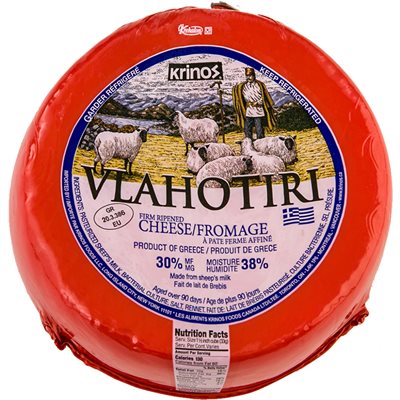 Krinos Vlahotiri Cheese 500G Wheel