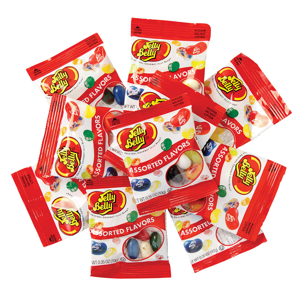 Wholesale Jelly Belly Small Sample Bags-300ct Case Bulk