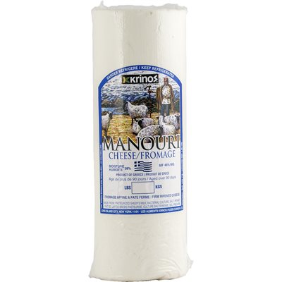 Krinos Manouri Cheese 5Lb Bar