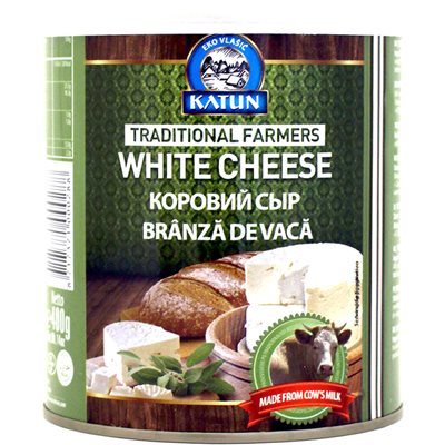 Wholesale Katun Travnicki (Cow'S Milk) Cheese 400G Tin-6 Ct Case Bulk