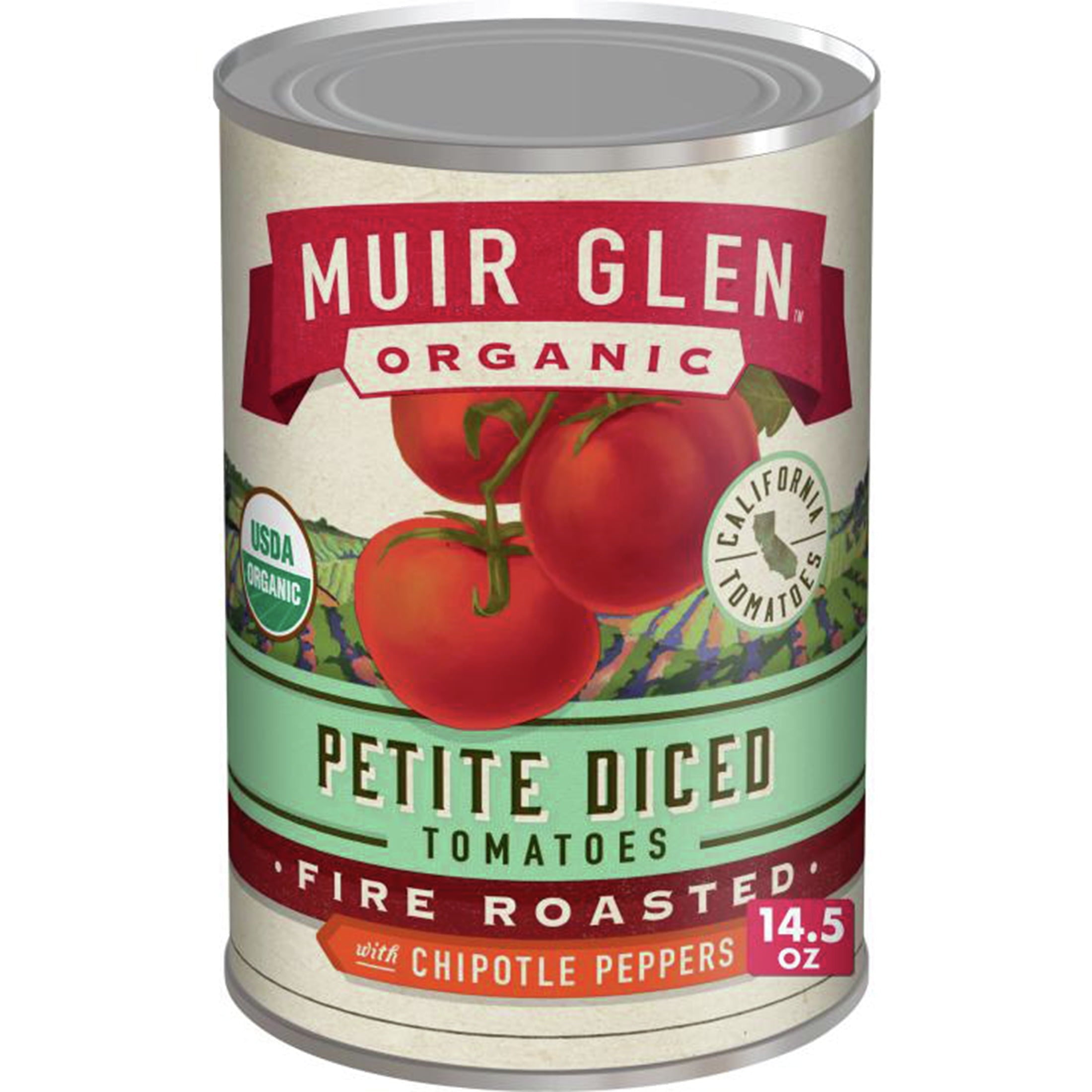 Muir Gle Tomato Fire Roasted Diced With Chipotle 14.5 Oz
