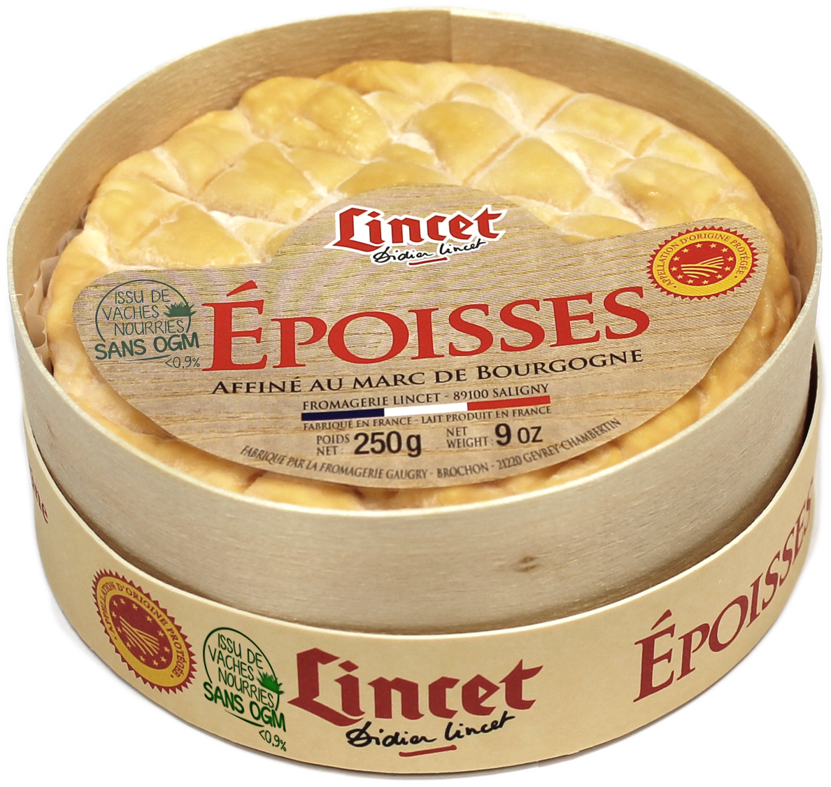 Lincet Epoisses Cheese 250g 6ct