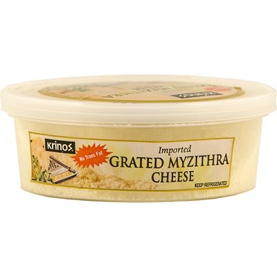 Krinos Grated Myzithra Cheese 4 Oz Cup