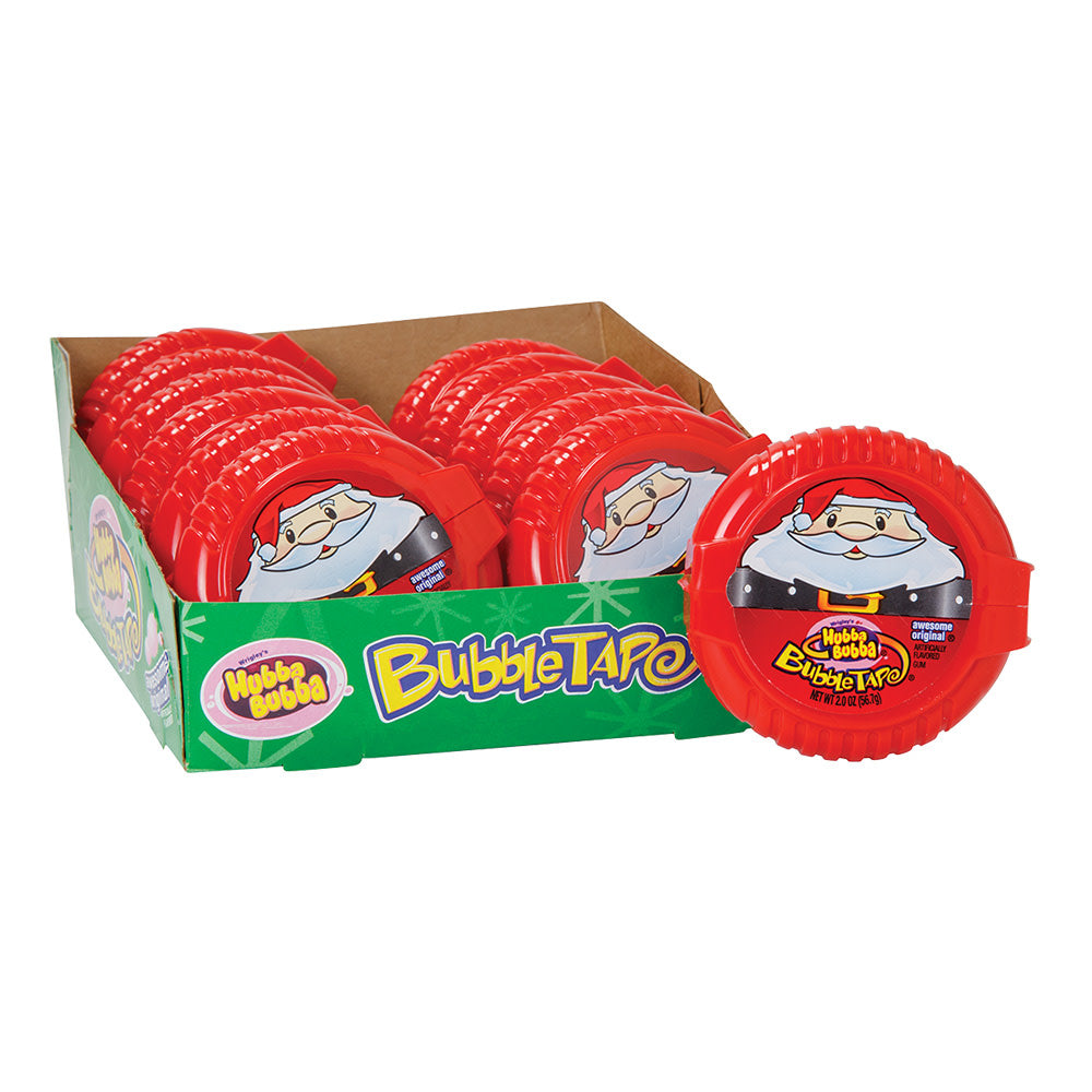 Wholesale Hubba Bubba Christmas Bubble Tape Gum 2 Oz- Bulk