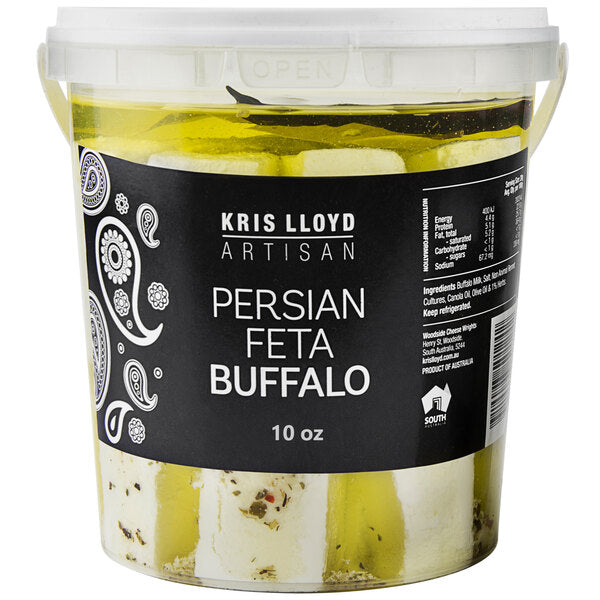 Kris Lloyd Artisanal Buffalo Milk Persian Feta Cheese 10oz 6ct
