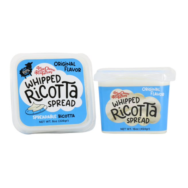 Wholesale Ricotta Whipped Sheep Ricotta Cheese 16 oz- Bulk