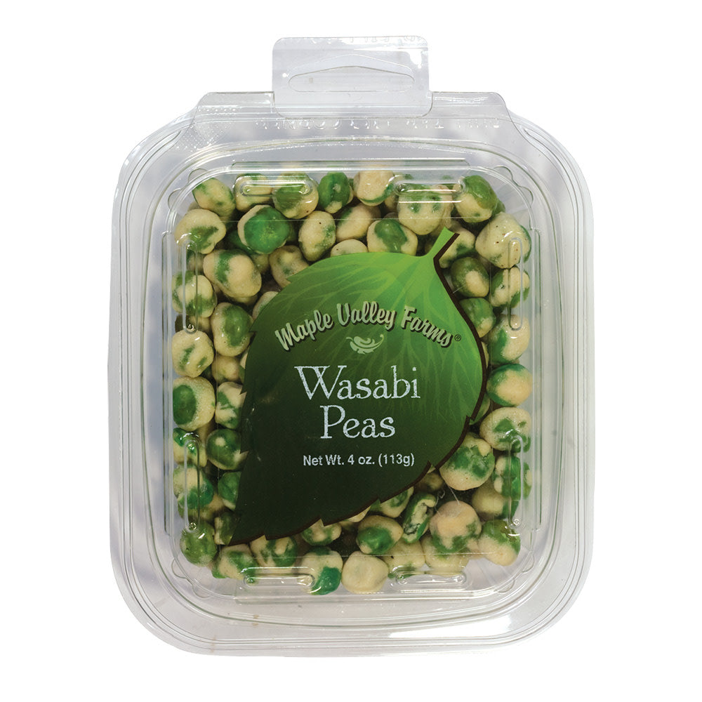Wholesale Maple Valley Farms Wasabi Peas 4 Oz Peg Tub- Bulk