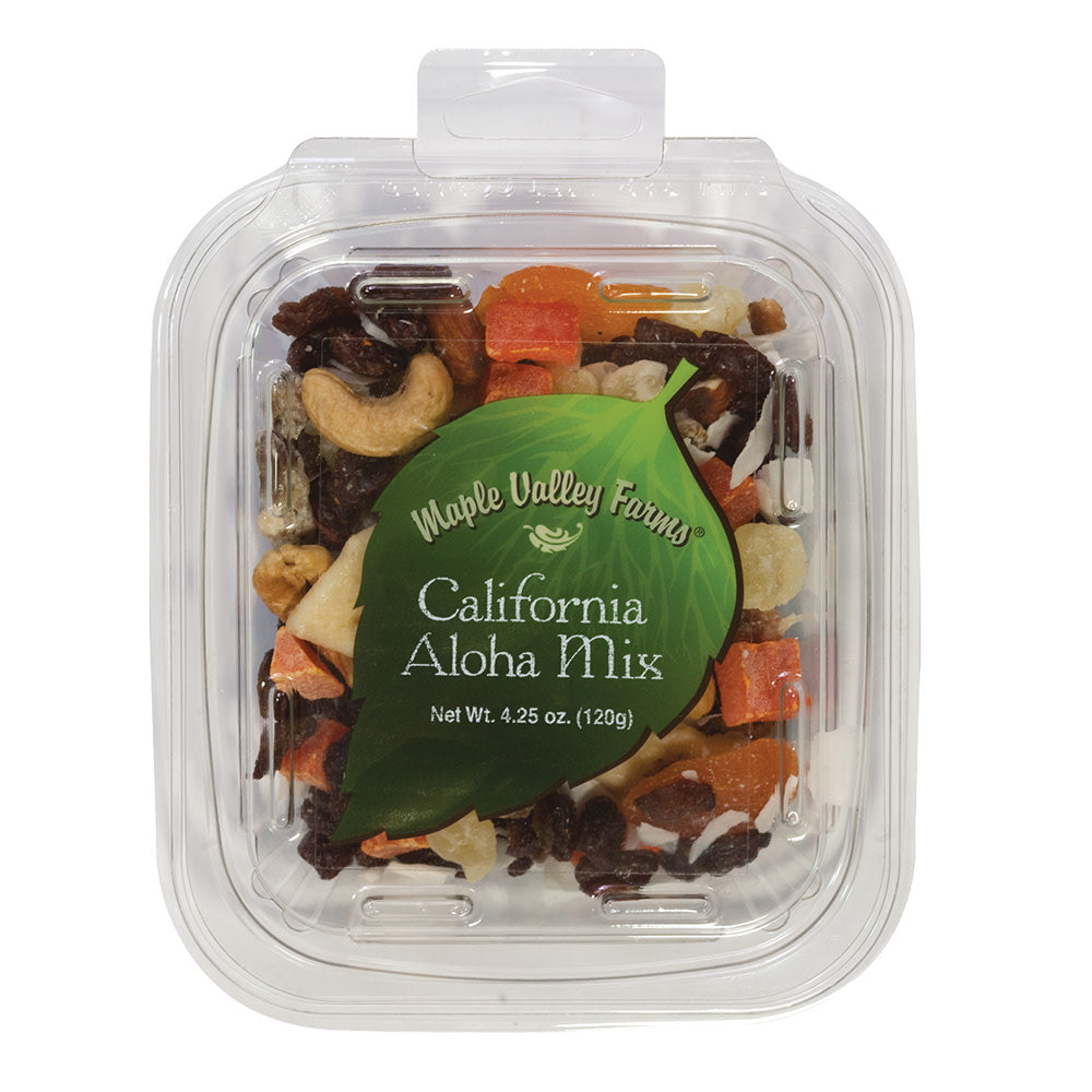 Wholesale Maple Valley Farms California Aloha Mix 4.25 Oz Peg Tub-6ct Case Bulk