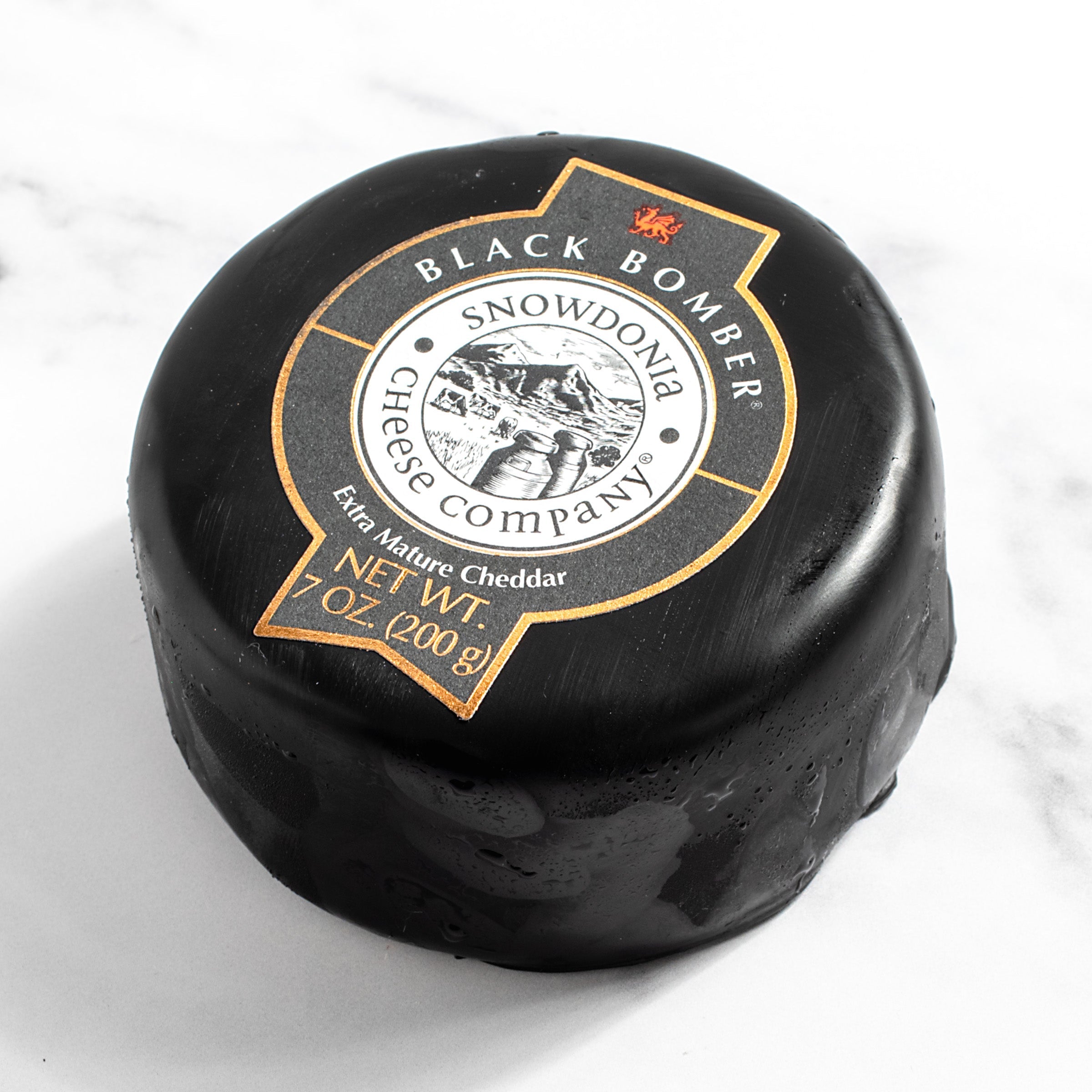 Little Black Bomber Welsh Truckle Cheese Mature Cheddar 7oz 6ct