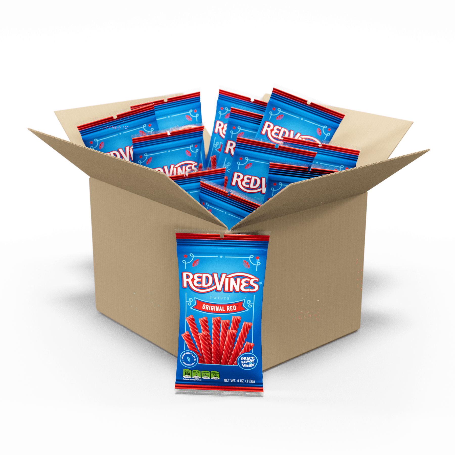 Wholesale Red Vines Original Red® Chewy Licorice Twists 4oz- Bulk