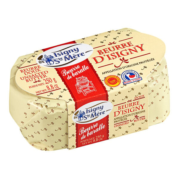 Isigny Sainte-Mere Churned Sweet Unsalted Butter 250g 20ct