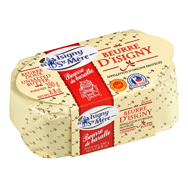 Isigny Sainte-Mere Churned Sweet Unsalted Butter 250G – BoxNCase