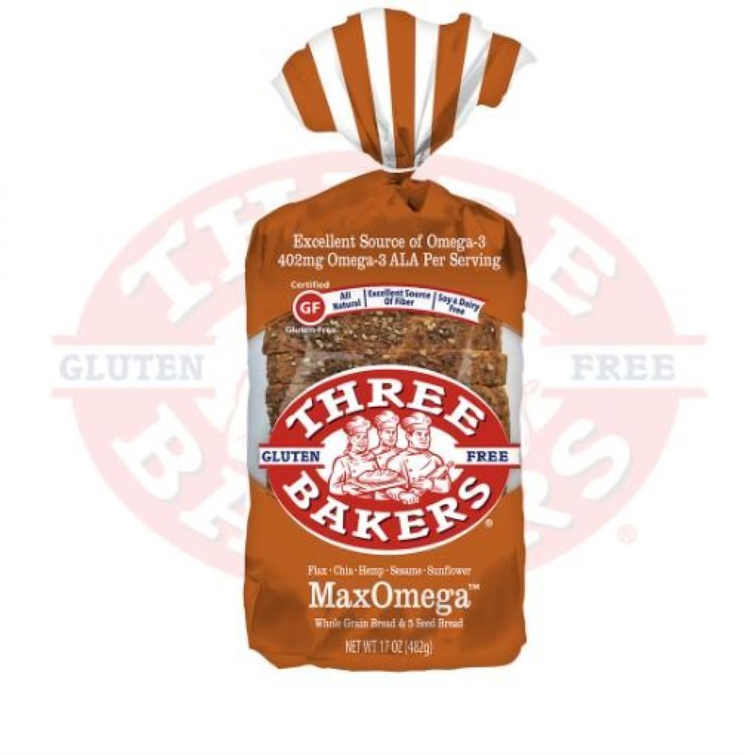 Three Bakers Max Omega Bread 17 Oz