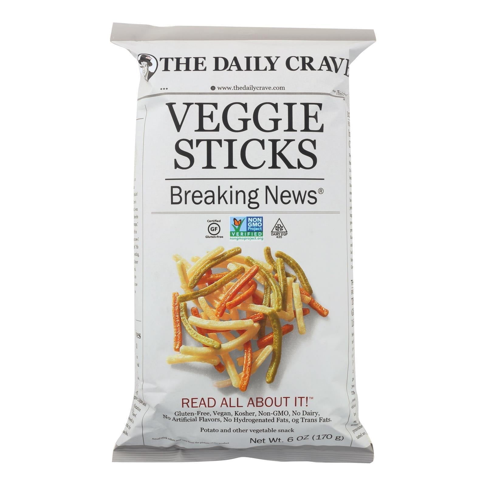The Daily Crave Veggie Sticks 6 Oz