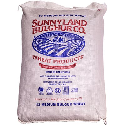 Sunnyland Bulgur #2 (Medium) 50 Lb Bag