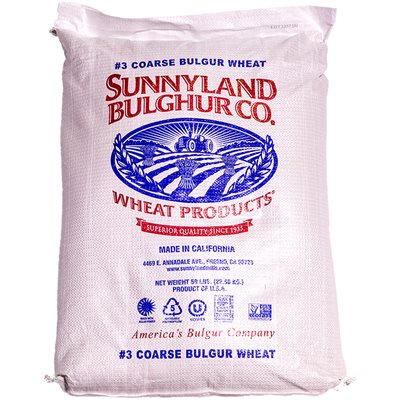 Sunnyland Bulgur #3 (Coarse) 50 Lb Bag