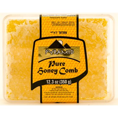 Pyramid Honey With Comb 350G (12.3Oz) Tray