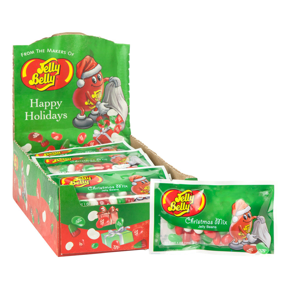 Wholesale Jelly Belly Christmas Mix Jelly Beans 1 Oz-30ct Case Bulk