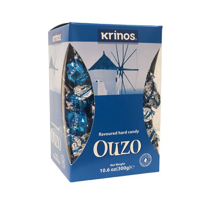 Krinos Ouzo Candy 300g plastic boxes