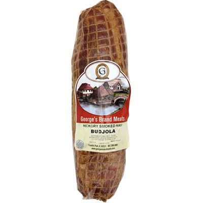 Wholesale George's Smoked Ham (Budjola) Approx. 20lb case-1 Ct Case Bulk