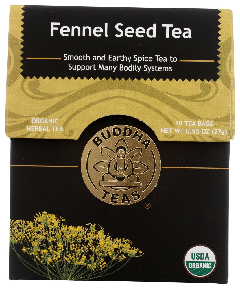 Buddha Teas Fennel Tea 18 Bags Box