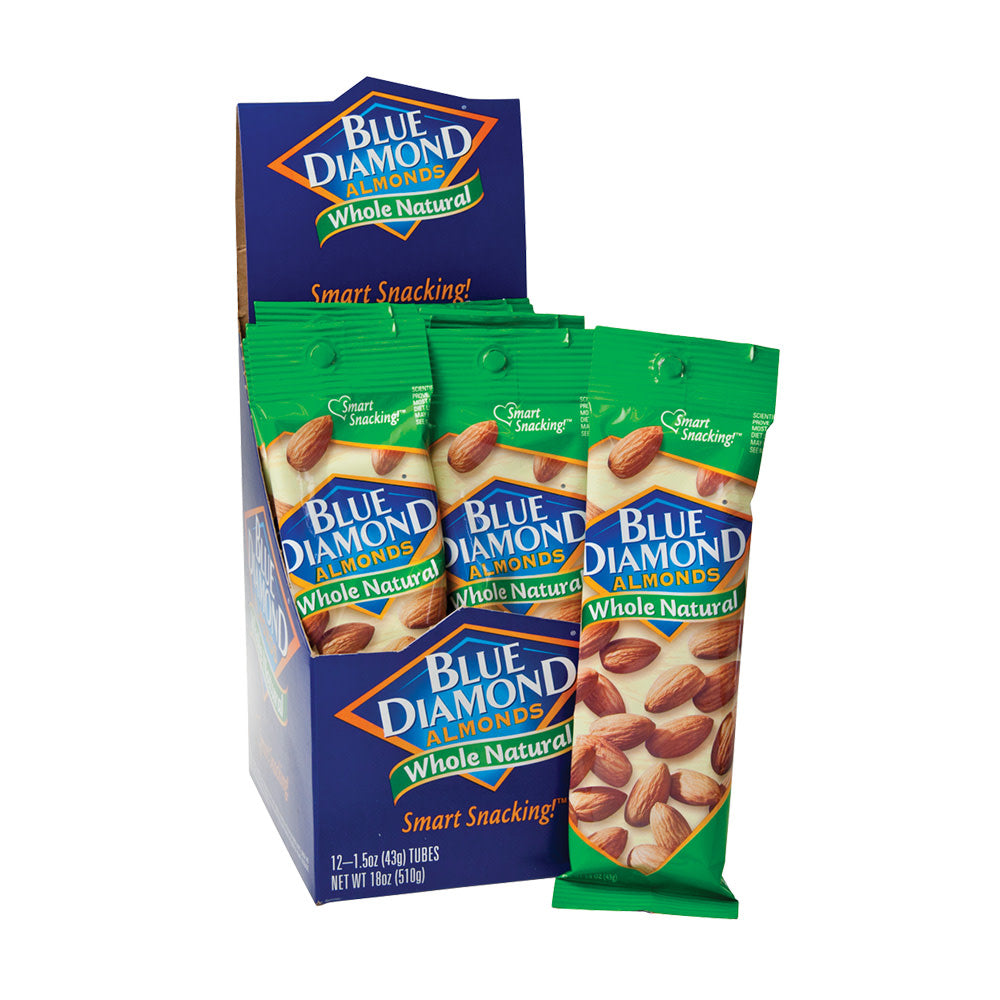 Blue Diamond Whole Natural Almonds 1.5 Oz Bag