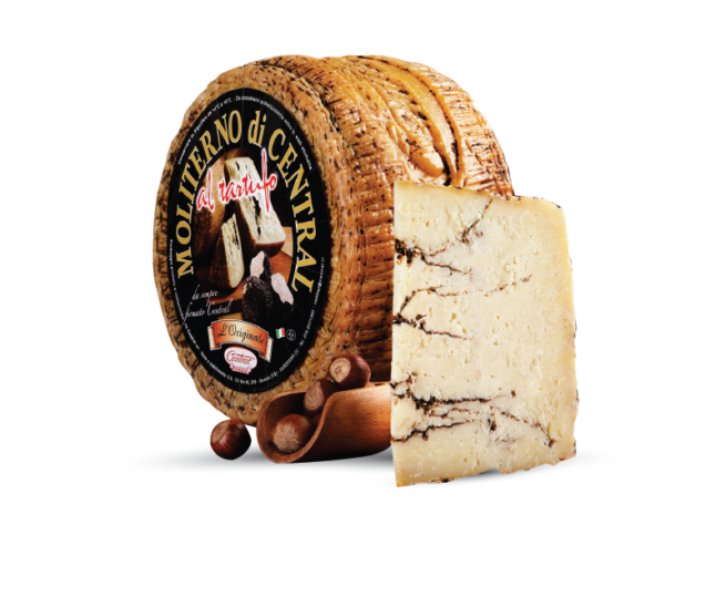 Wholesale Central Moliterno with Truffles Cheese 5 KG-2ct Case Bulk