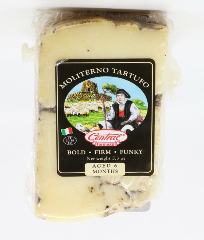 Central Moliterno with Truffles Wedge Cheese 5.3 OZ