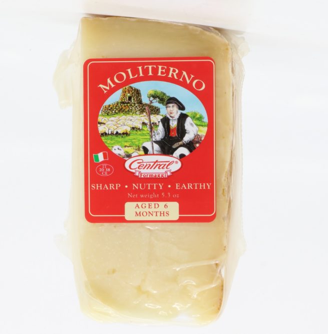 Central Moliterno Wedges Cheese 5.3 OZ