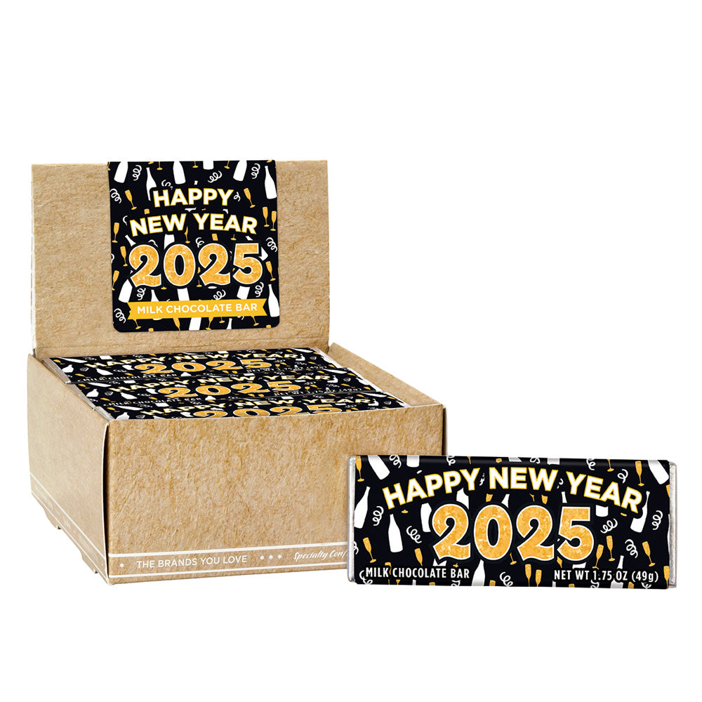 Wholesale Müttenberg Candy New Year Milk Chocolate 1.75 Oz Bar-24ct Case Bulk