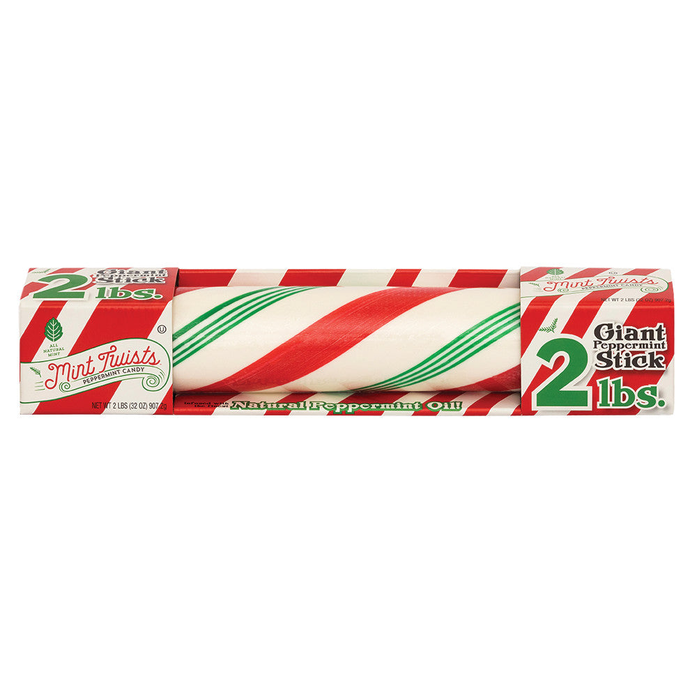 Wholesale Atkinson Giant Peppermint Stick 2 Lb-12ct Case Bulk