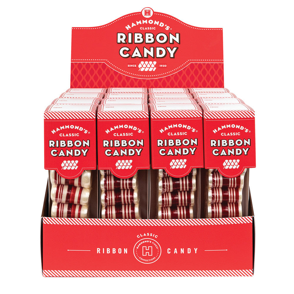 Wholesale Hammond'S Peppermint Ribbon Candy 3 Oz- Bulk