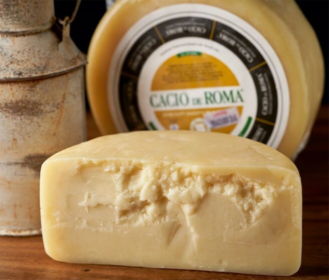 Wholesale Fulvi Cacio di Roma Cheese 4 LB-2ct Case Bulk