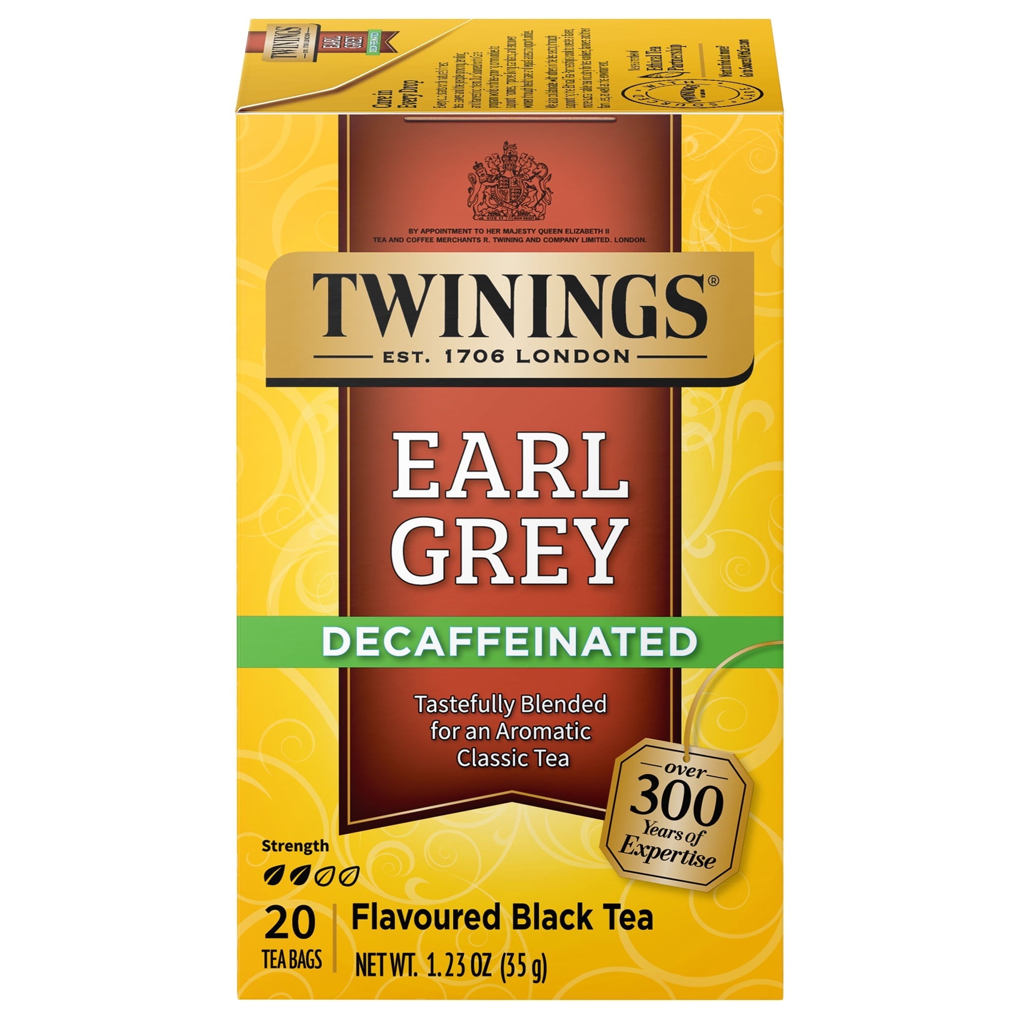 Twinings Earl Grey Decaf Black Tea 1.23 Oz