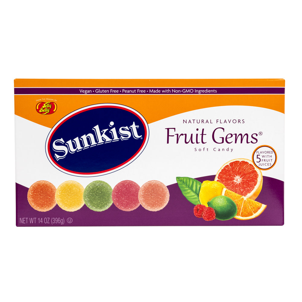 Wholesale Jelly Belly Sunkist Fruit Gems 14 Oz Gift Box- Bulk