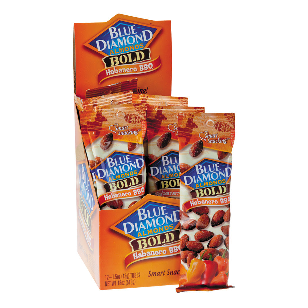 Wholesale Blue Diamond Habanero Bbq Almonds 1.5 Oz Bag- Bulk