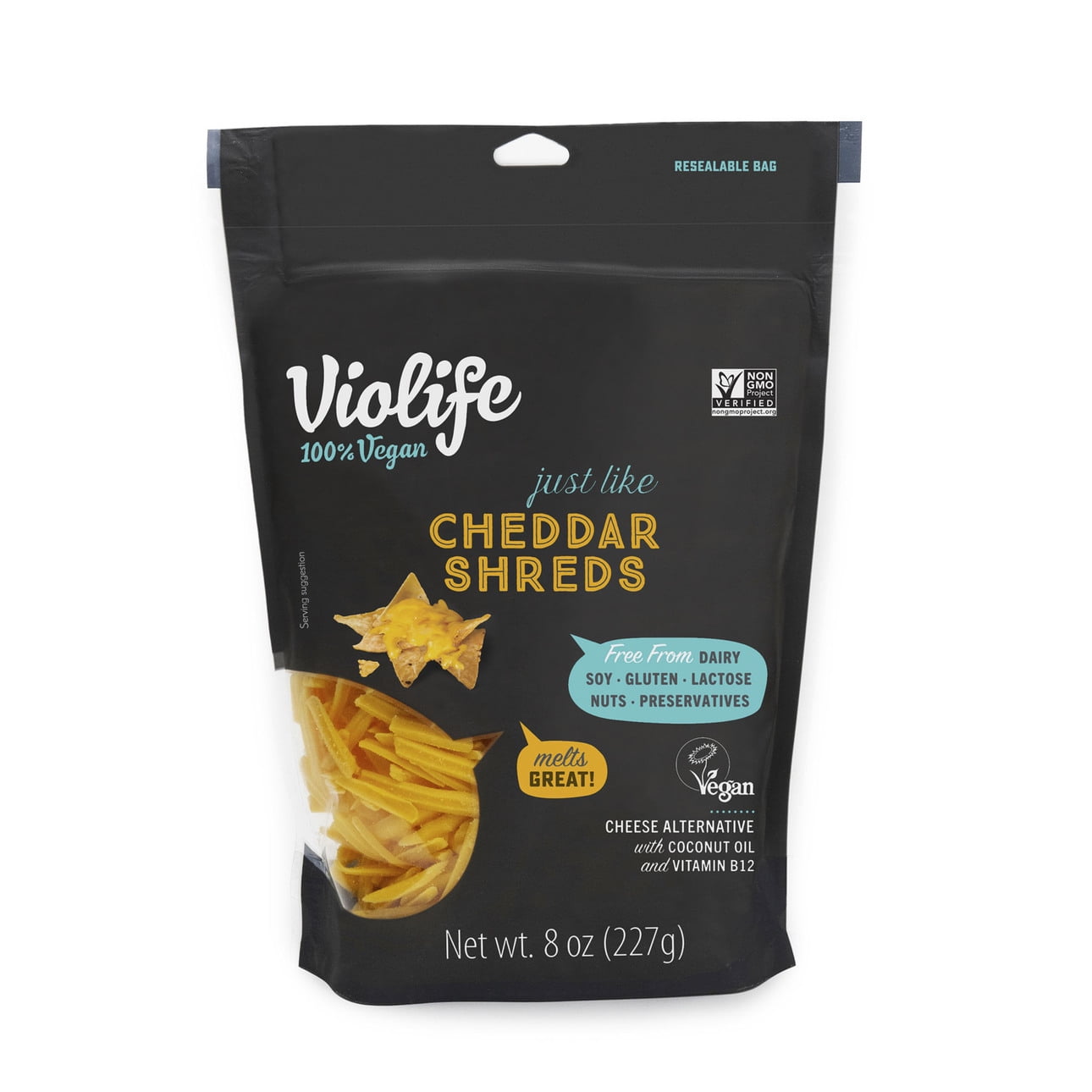 Violife Just Like Cheddar Shreds Cheese 8 Oz Pack