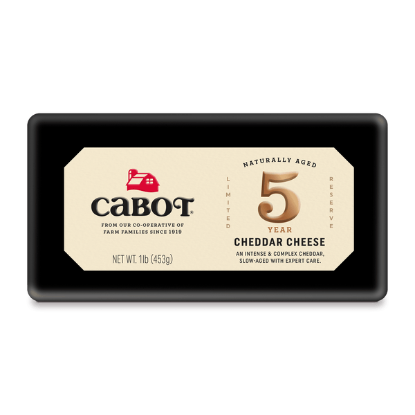 Cabot 5 Year White Cheddar Deli Bar 16oz